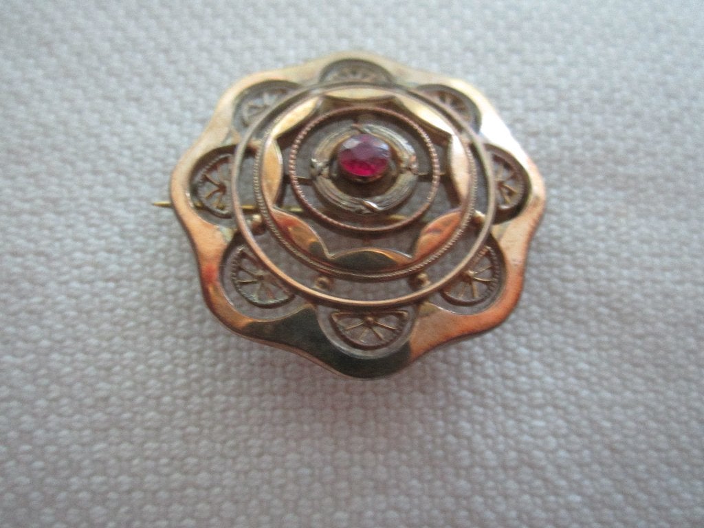 23.  Schitterende oude broche, Engeland,, Sieraden, Tassen en Uiterlijk, Ophalen, Overige materialen, Broche
