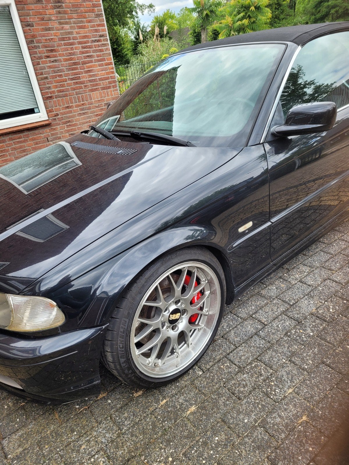 BMW 3-Serie 3.0 171KW 2000 Zwart met nieuwe apk, Cabriolet, 4 stoelen, Zwart, 1560 kg