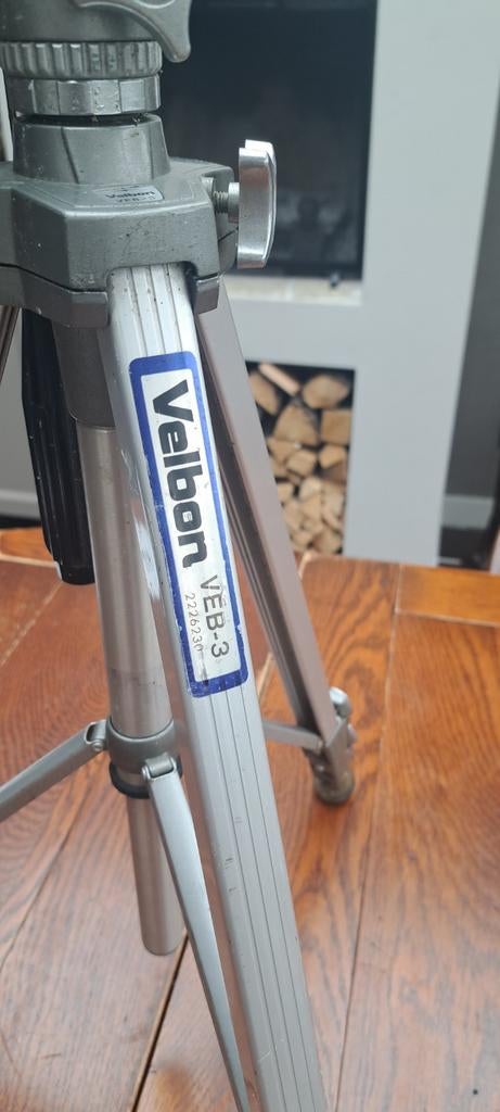 Velbon VEB-3 Statief - Stevig en Betrouwbaar, Gebruikt, Minder dan 150 cm, Met balhoofd, Ophalen of Verzenden