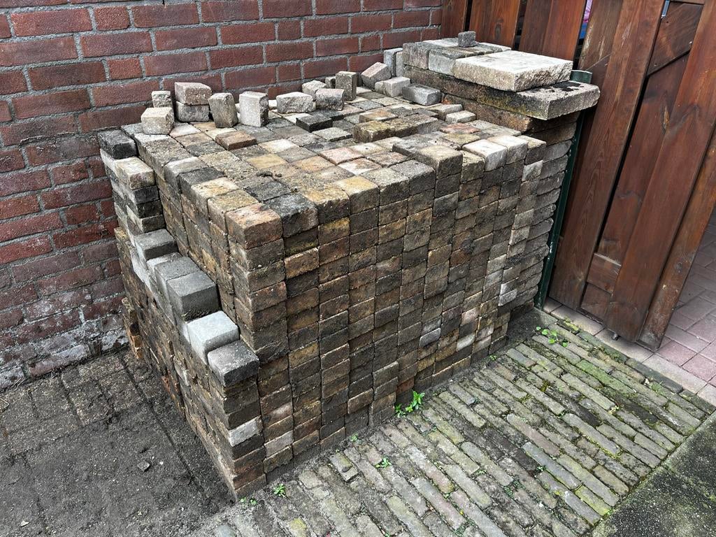 Koppelstones 10x10x6 cm - ca. 15m2, Ophalen, Gebruikt, Klinkers, 10 m² of meer