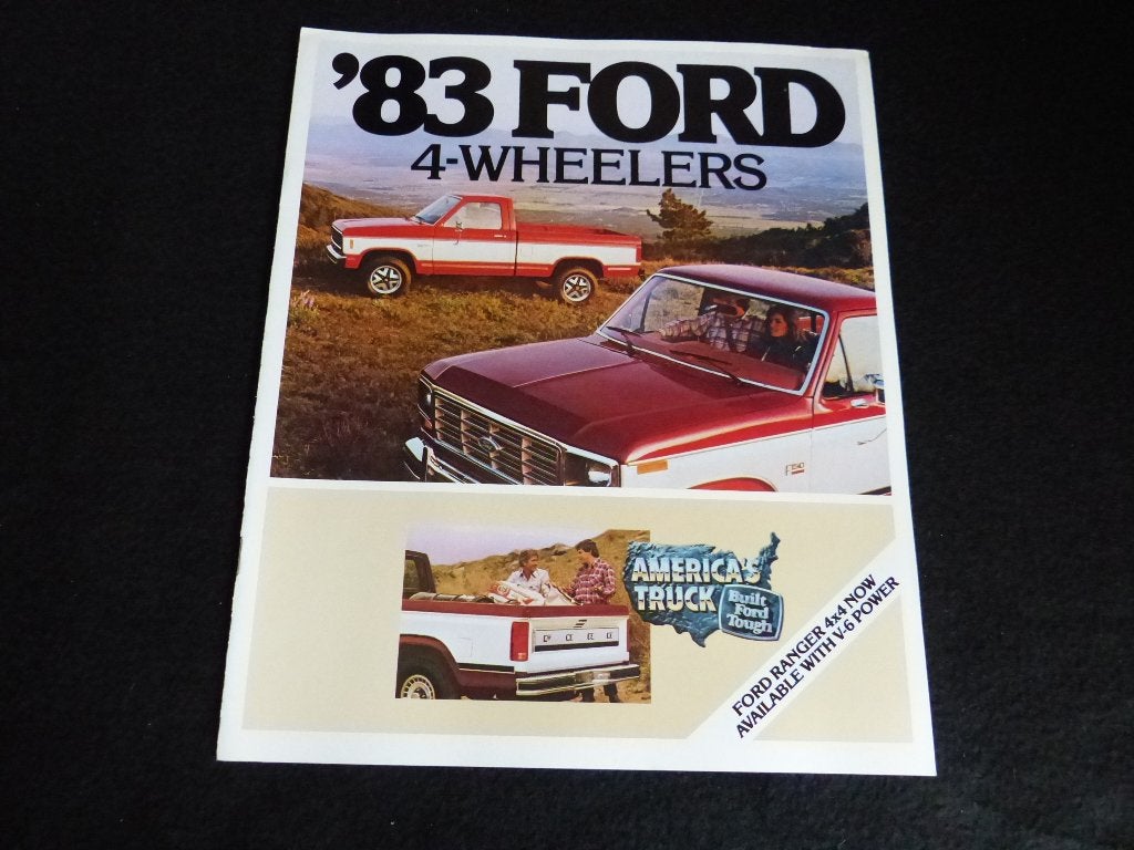 Ford Ranger en F-150  1983  brochure  USA, Verzenden, Zo goed als nieuw, Ford