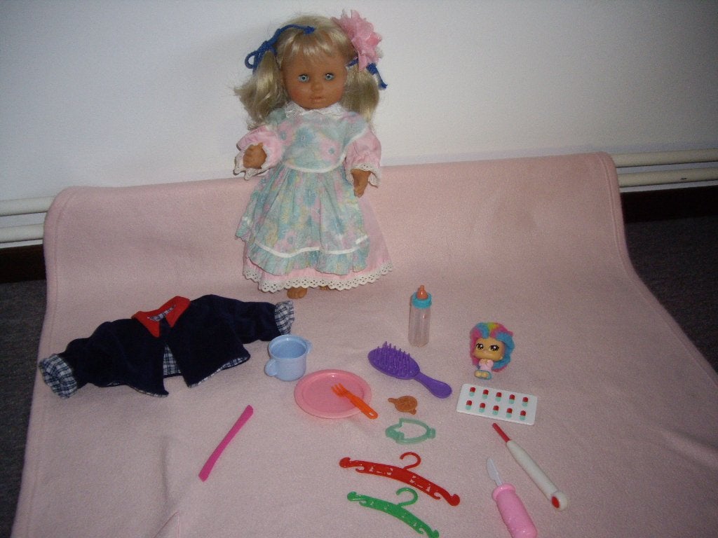 baby pop van zapf creation met acc, Ophalen of Verzenden, Zo goed als nieuw, Babypop