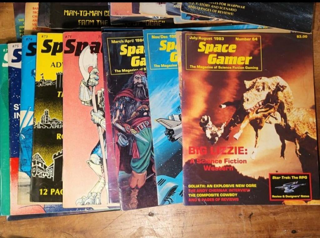 The Space Gamer Magazine Lot – 26 RPG & sci-fi magazines, Ophalen of Verzenden, Gelezen