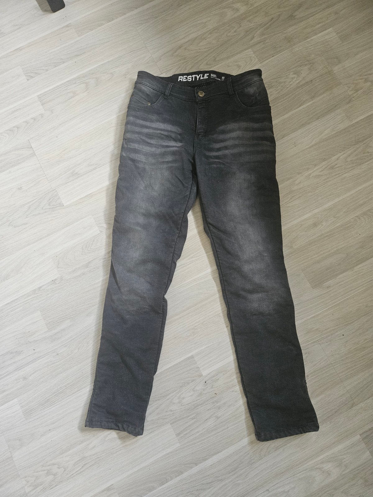 Restyle Aviator Grey Coolmax III Kevlar Motorjeans W32 L32, Ophalen, Dames, Restyle, Broek | textiel