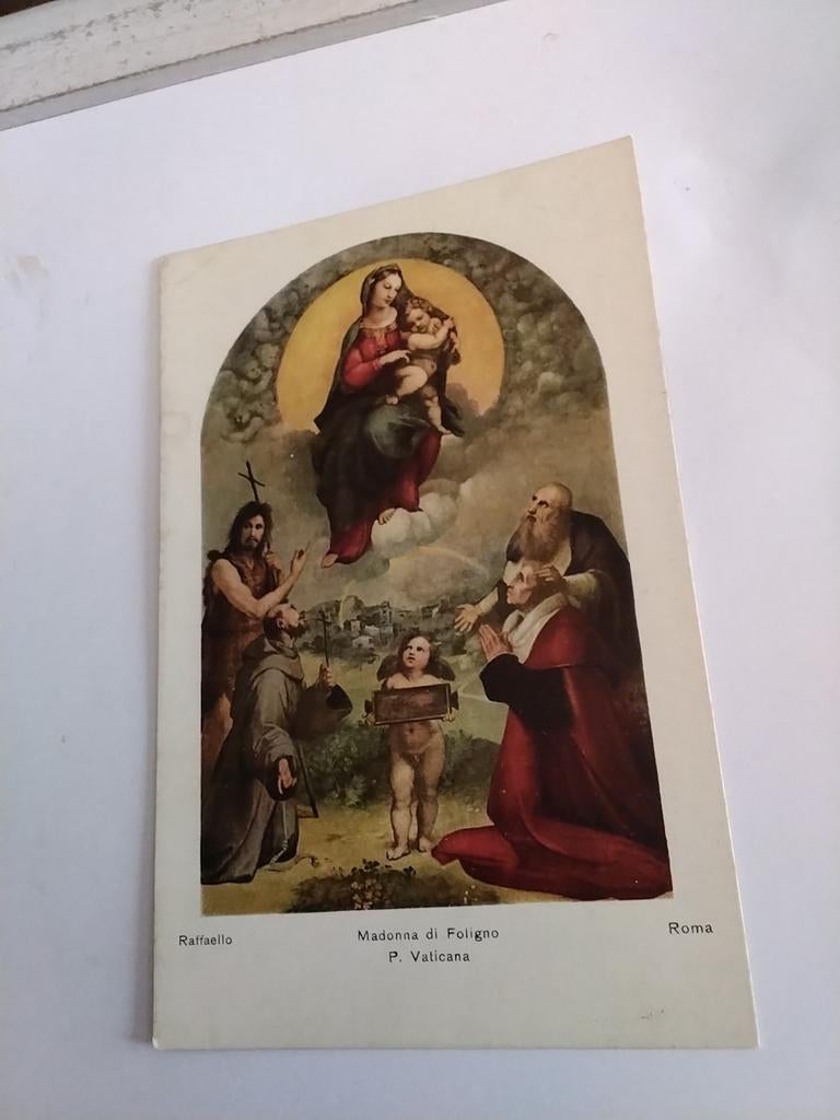 MADONNA DI FOLIGNO. P. VATICANA, Ophalen of Verzenden, 1980 tot heden, Sterren en Beroemdheden