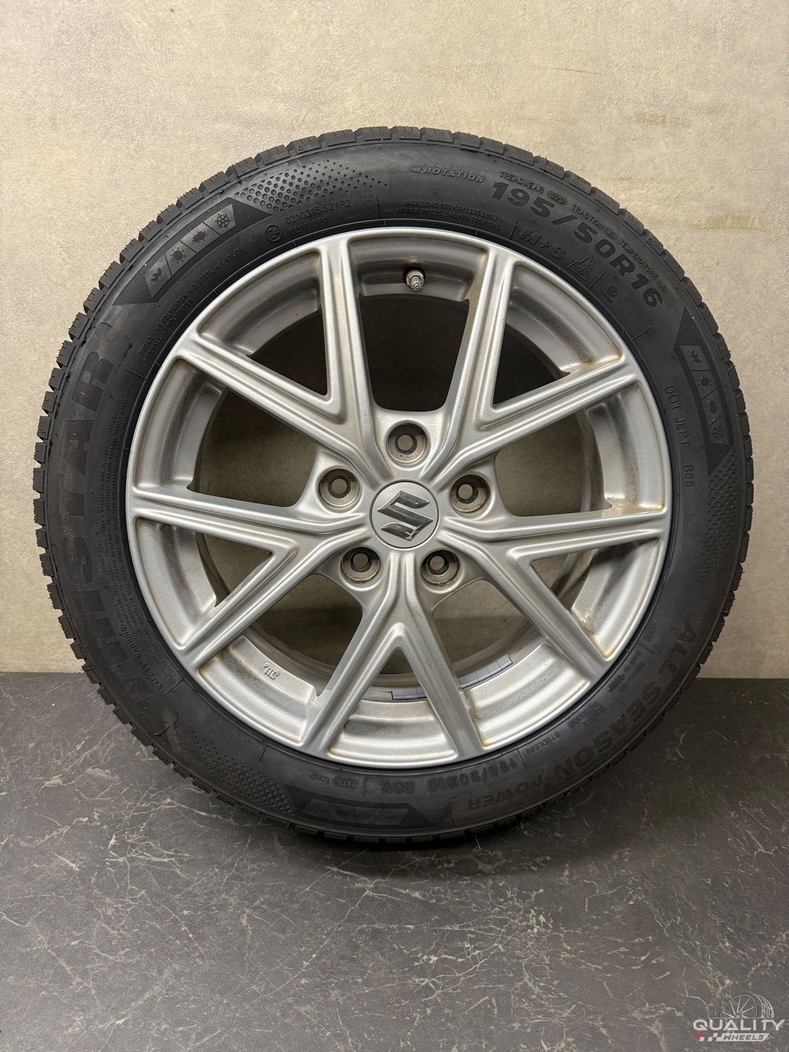 5x114,3 17” Suzuki Swift Sport Velgen + Banden 195/50/16 195, Gebruikt, -, Banden en Velgen, Ophalen of Verzenden