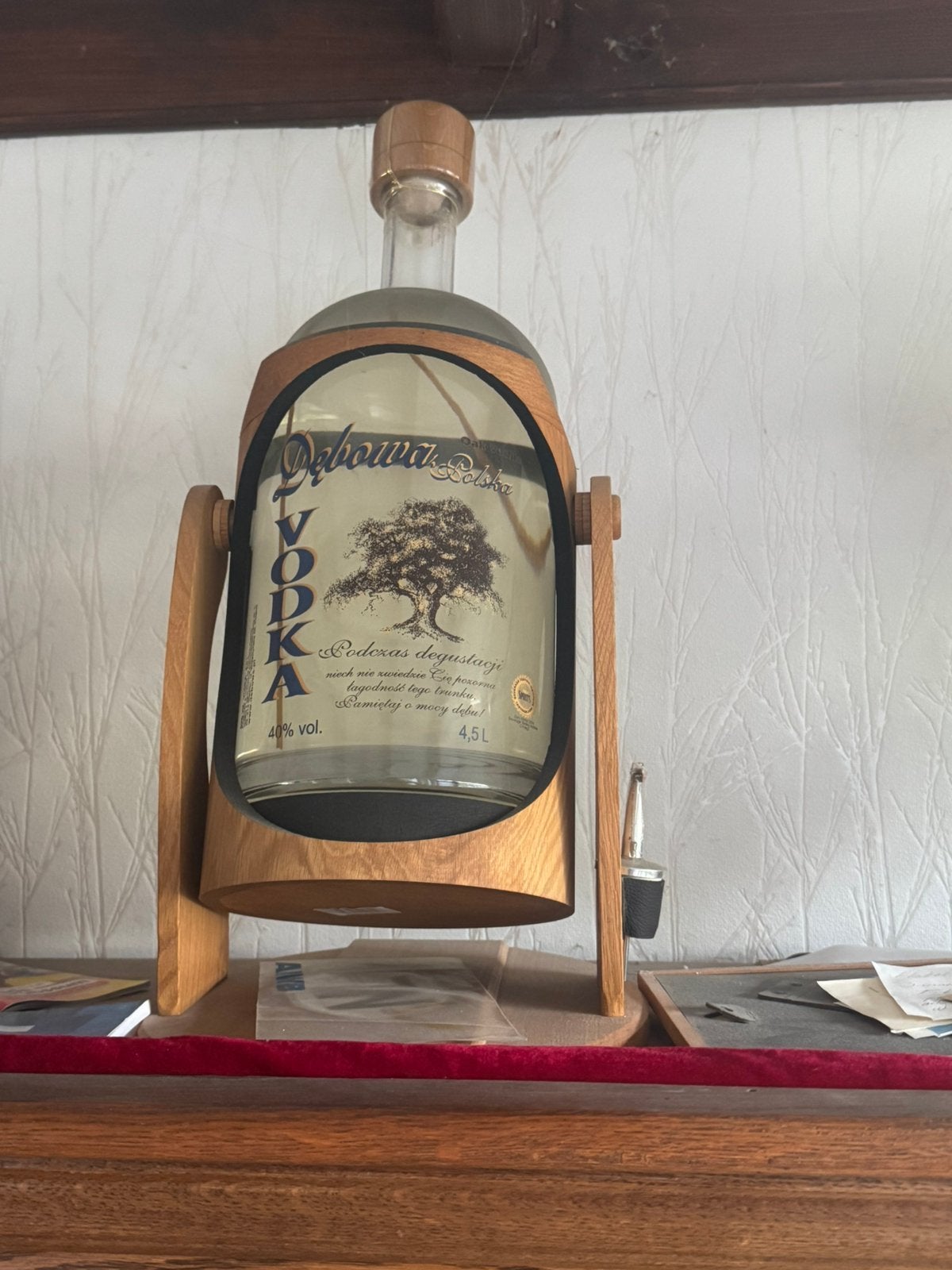 Dębowa Polska Vodka 4,5 liter – 40% –, Ophalen of Verzenden, Nieuw
