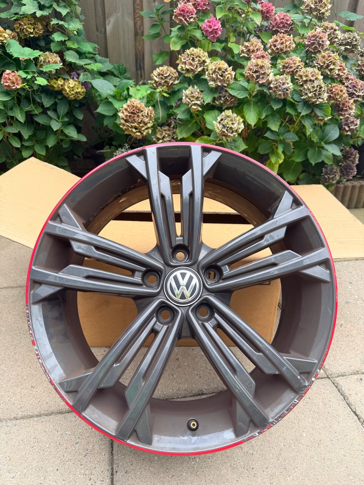 Originele Sevilla velg ‘18 VW Golf 7.5 GTI / R / R-Line, Auto-onderdelen, 18 inch, Gebruikt, Velg(en), Ophalen of Verzenden