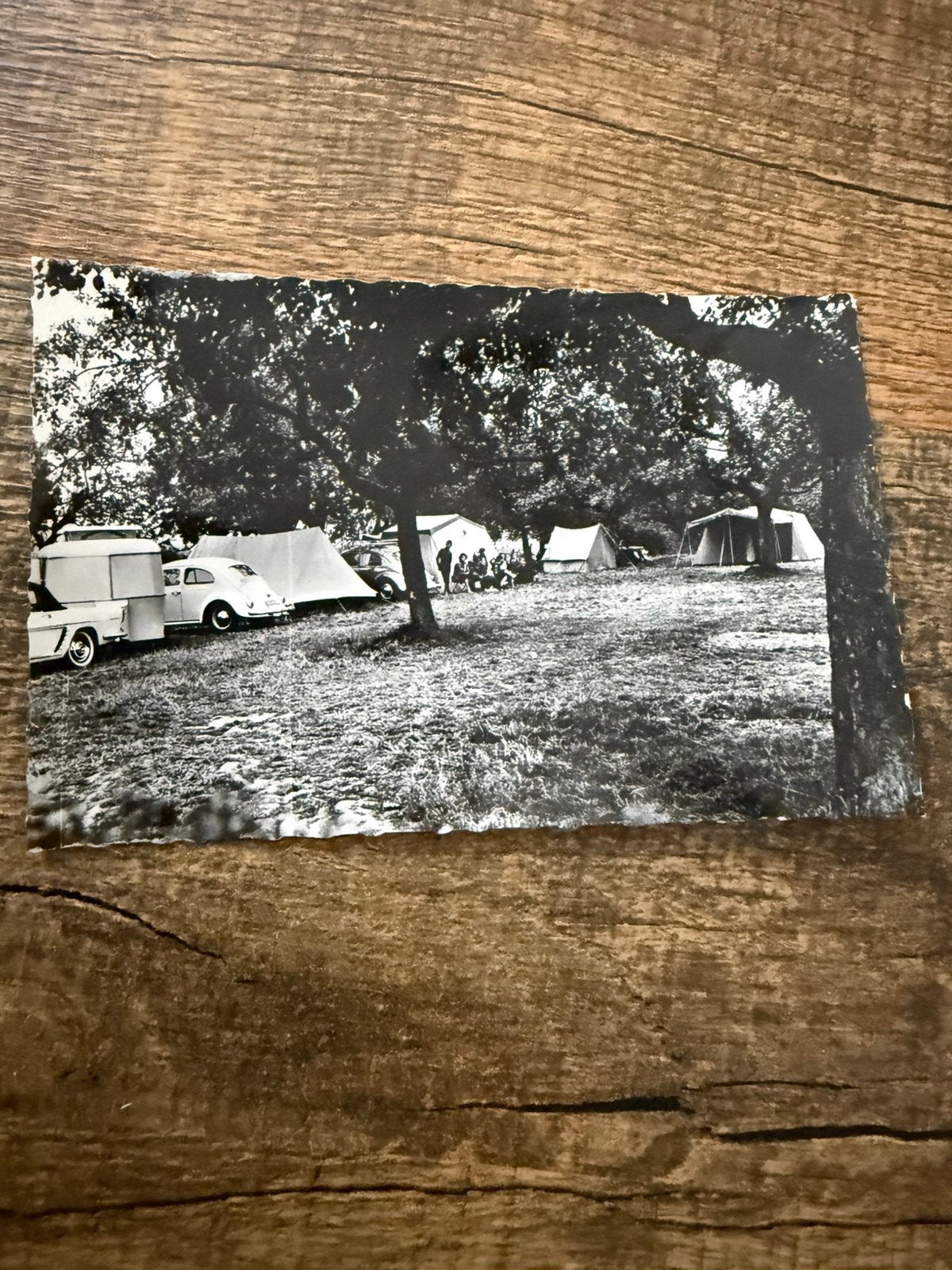 Camping oude molen Oirsbeek. Vw kever en tenten, Ophalen of Verzenden, 1960 tot 1980, Ongelopen, Limburg