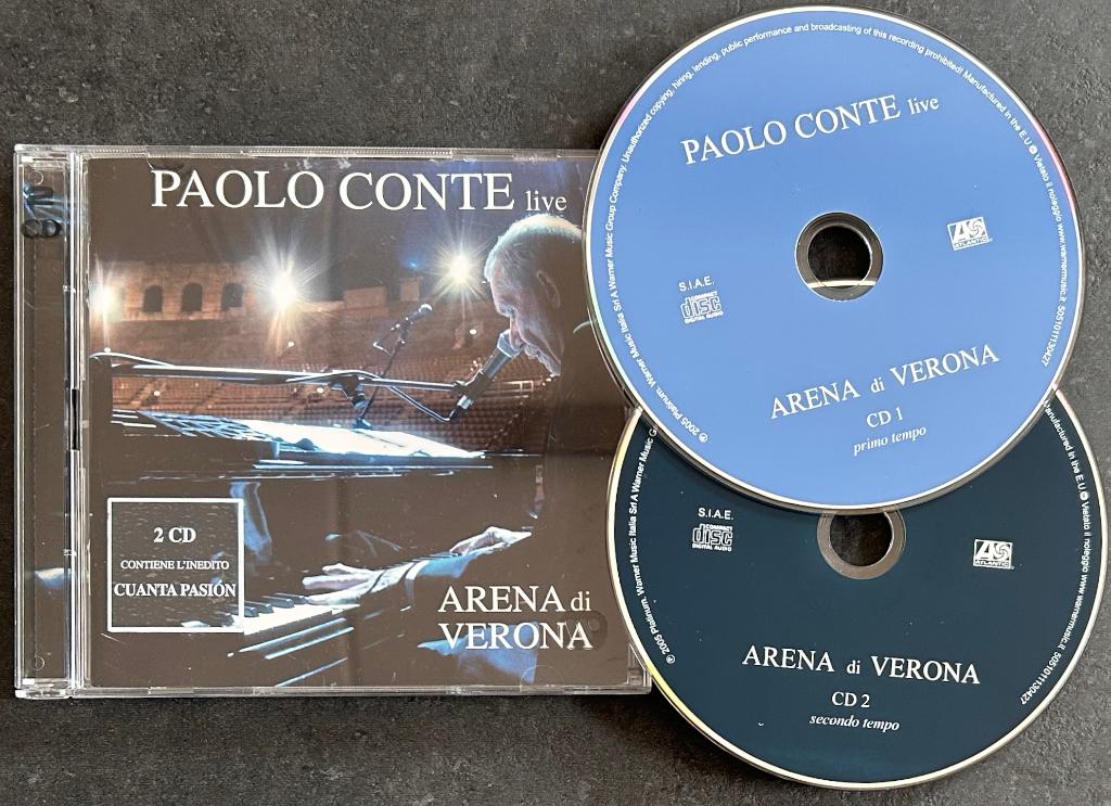PAOLO CONTE - Live Arena di Verona ( 2CD ), Ophalen of Verzenden, Zo goed als nieuw