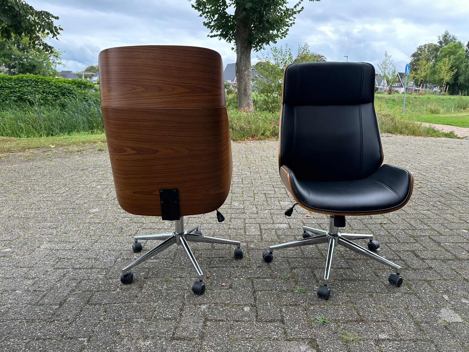 executive bureaustoel 2 x  | directiestoel, Ophalen of Verzenden, Zo goed als nieuw, Zwart