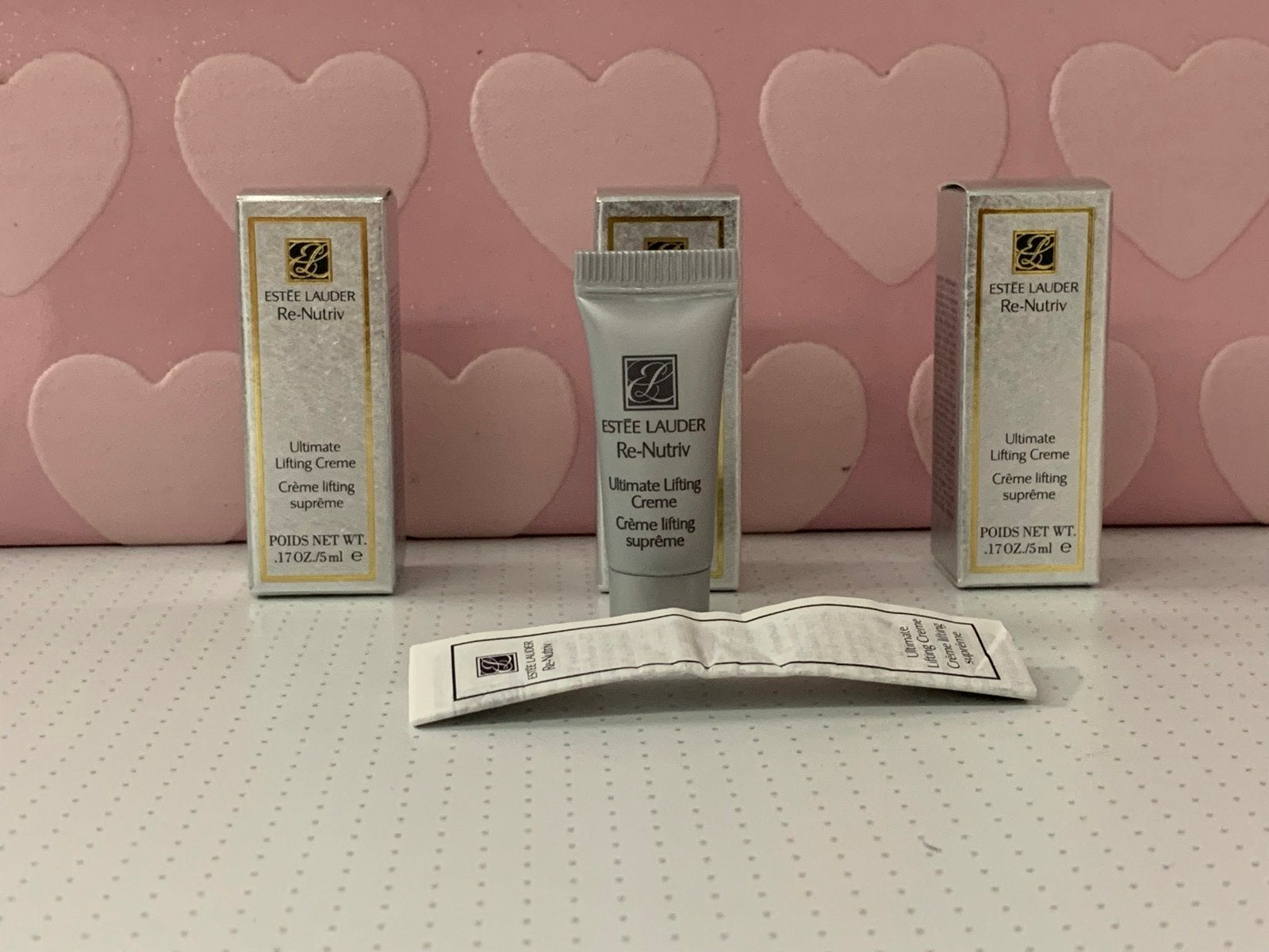 Estée Lauder ultimate lifting creme 3x5ml, Sieraden, Tassen en Uiterlijk, Uiterlijk | Gezichtsverzorging, Ophalen of Verzenden