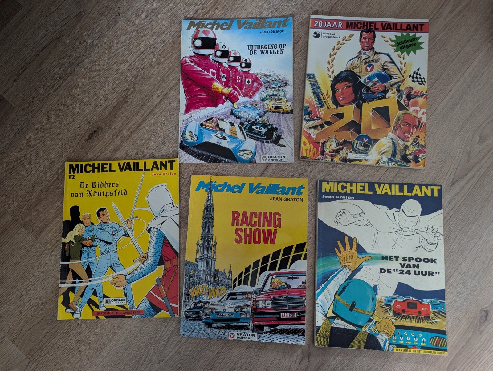5x Michel Vaillant, Meerdere stripboeken, Ophalen of Verzenden, Zo goed als nieuw