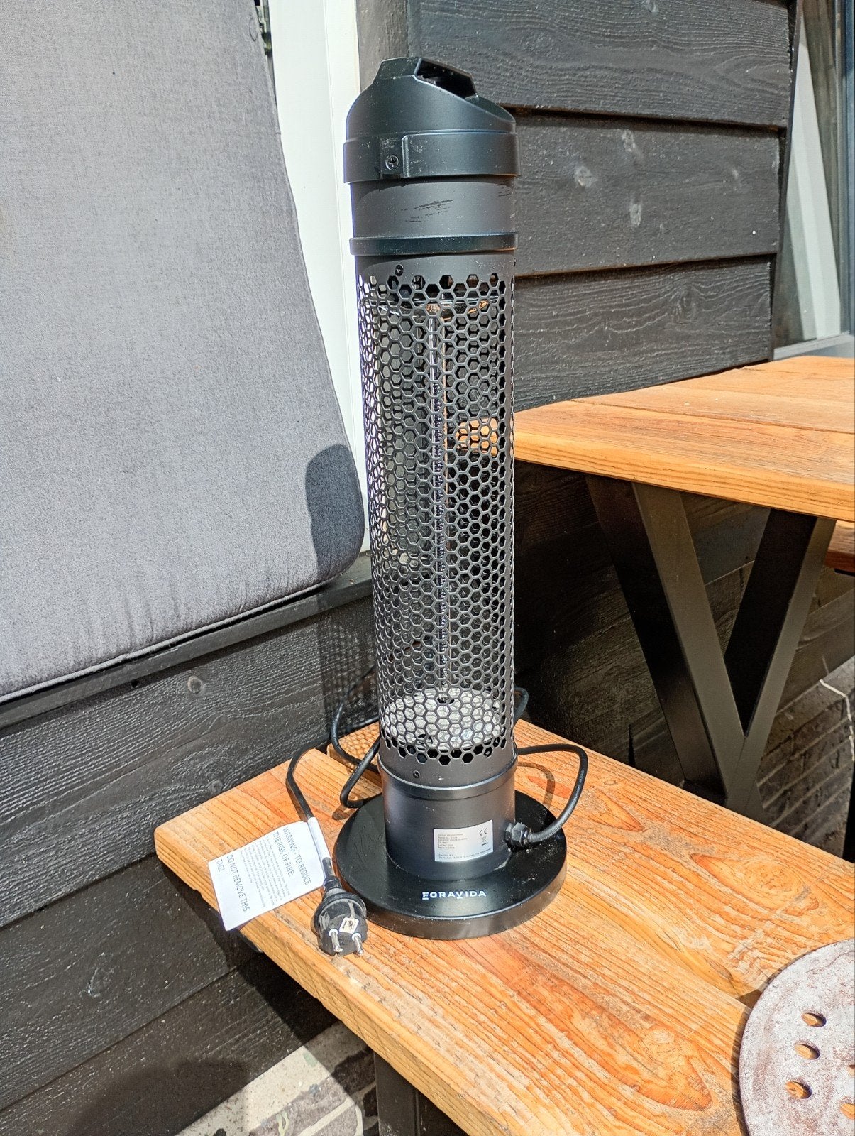 Foravida Evora Carbon Infrarood Heater 1000W, Kachel, Minder dan 60 cm, Ophalen of Verzenden, Zo goed als nieuw