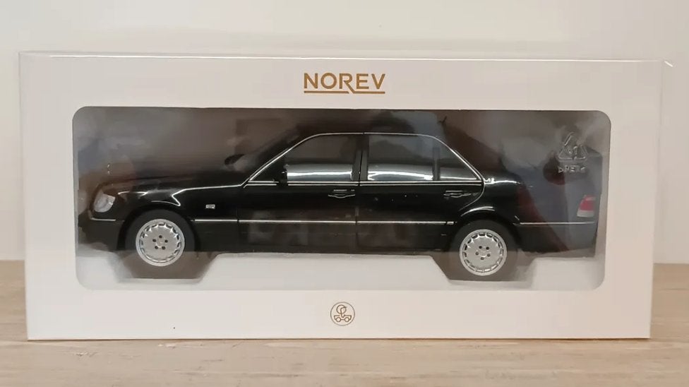 Mercedes Benz S600 1997 Zwart schaal 1/18 NOREV ref. 183045, Hobby en Vrije tijd, Modelauto's | 1:18, Verzenden, Nieuw, Norev