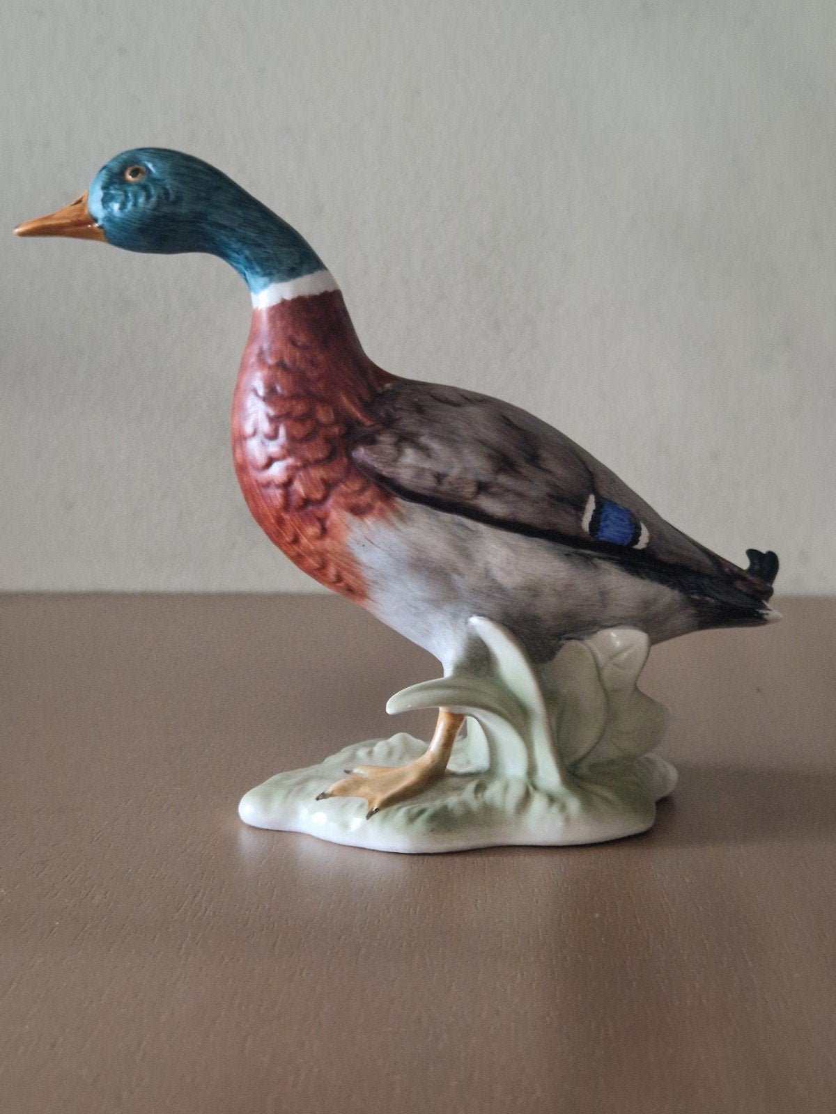 Goebel Porseleinen Wilde Eend Beeldje - Vintage 1977, Verzamelen, Ophalen of Verzenden, Zo goed als nieuw, Vogel, Beeldje of Figuurtje