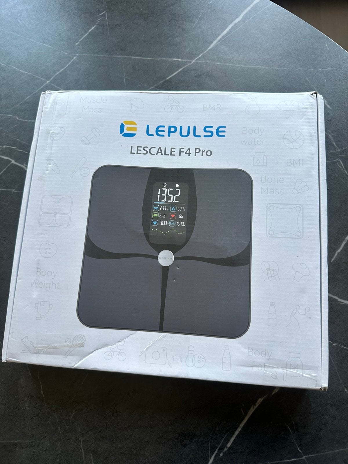 LEPULSE F4 Pro Smart weegschaal - Nieuw in doos, Nieuw, 100 kg of meer, Ophalen of Verzenden, Digitaal