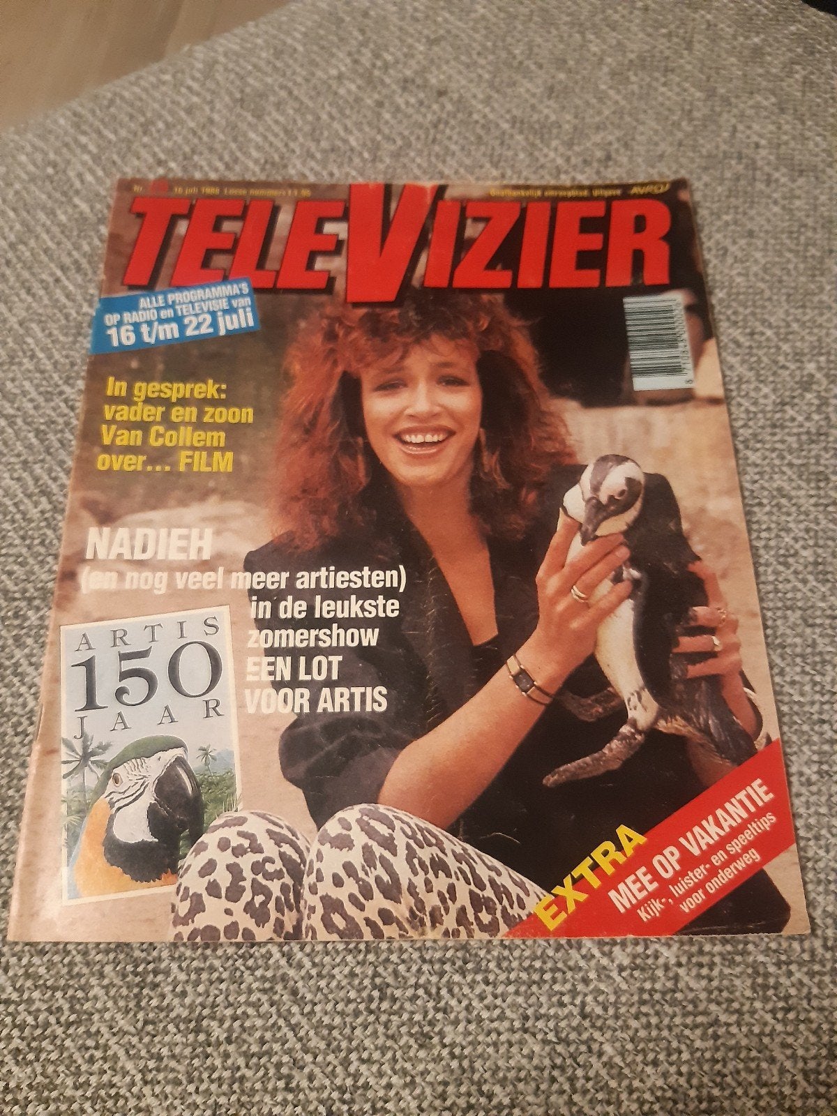 29.Televiezier 1988. Nadieh. Anneke Gronloh. Simon van Colle, Verzenden, 1980 tot heden, Tijdschrift