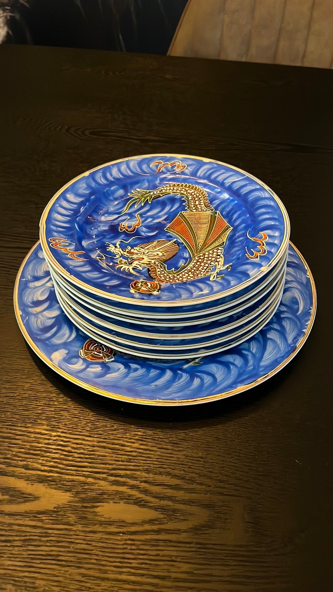 Complete gebakset Dragonware Japan, Ophalen of Verzenden
