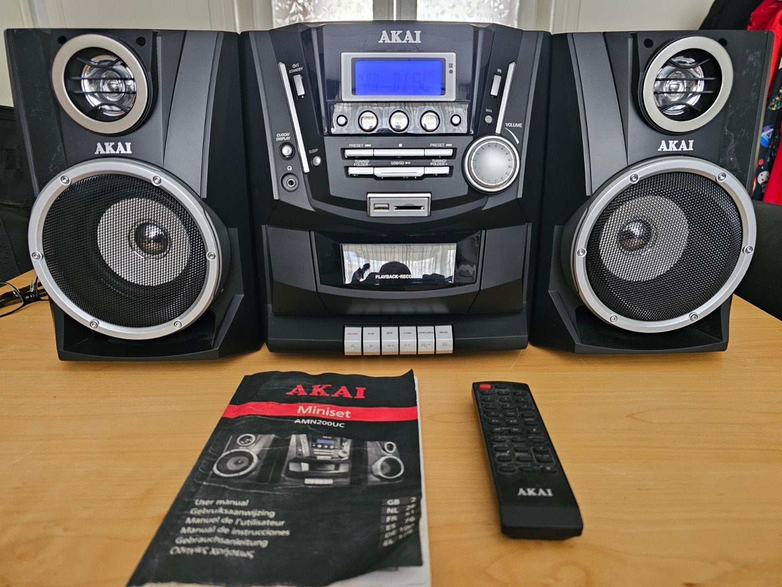 Akai miniset AMN200UC, Ophalen, Cassettedeck, Zo goed als nieuw, Microset