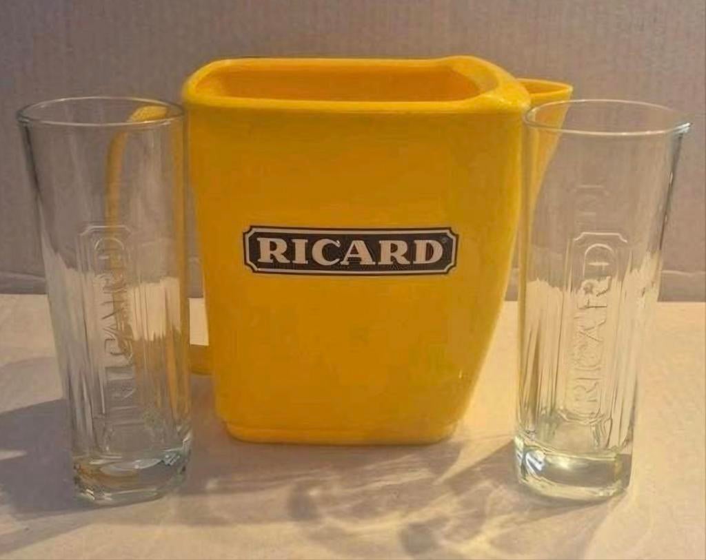Ricard setje (AA), Ophalen of Verzenden, Borrel- of Shotglas