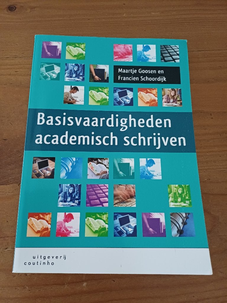 Francien Schoordijk -Basisvaardigheden academisch schrijven., Ophalen of Verzenden, Beta, Zo goed als nieuw, WO