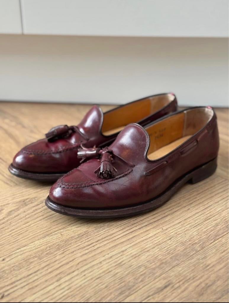 Alder Tassel Loafers - Maat 40.5, Ophalen of Verzenden, Gedragen, Bruin, Loafers