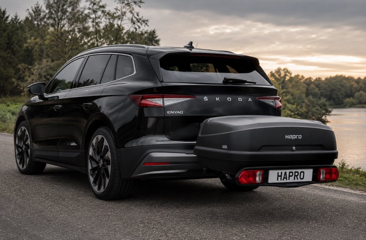 Te Huur: Hapro Trekhaakkoffer 420L, Auto diversen, Dakkoffers, Ophalen, Nieuw