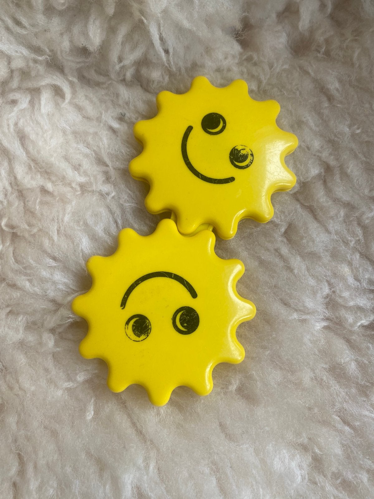 Vintage "Tweelingrammelaar" zonnetjes Ambi Toys, Ophalen of Verzenden, Zo goed als nieuw