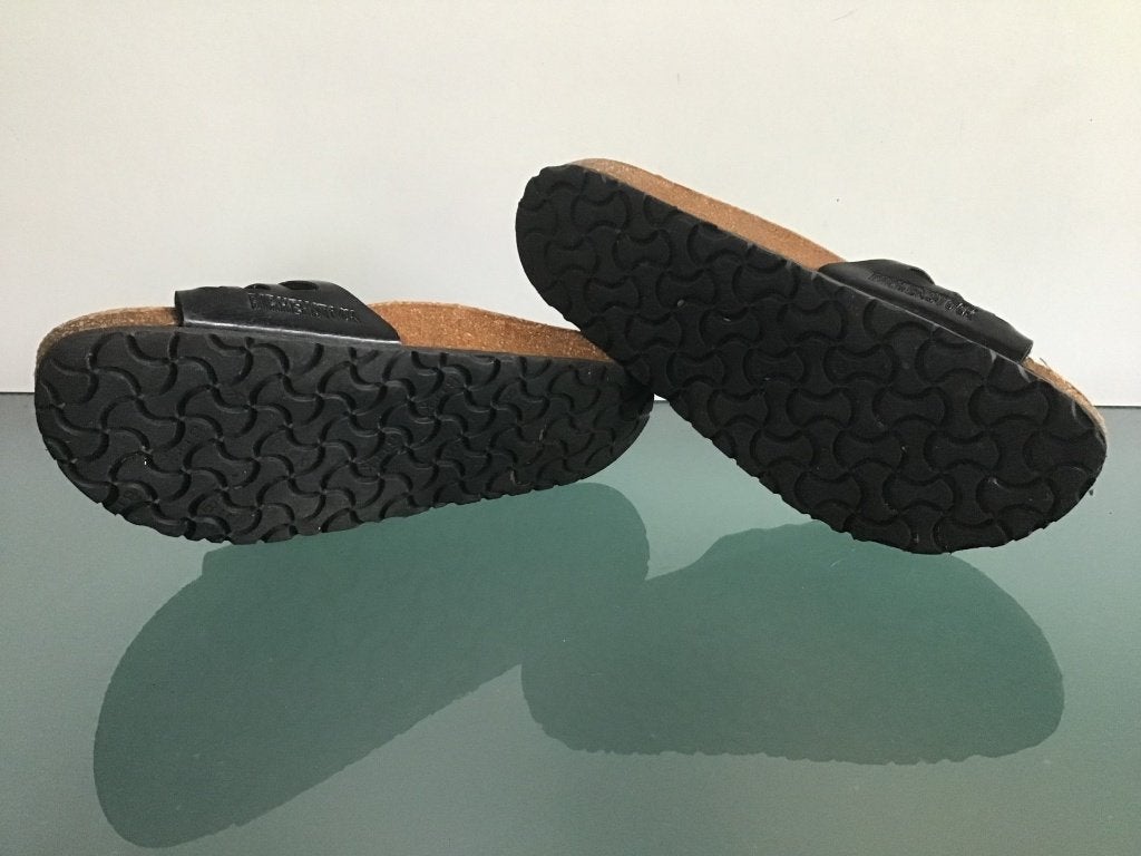 Birkenstock zwart 37 slippers | Gratis verzenden, Slippers, Verzenden, Zwart, Gedragen