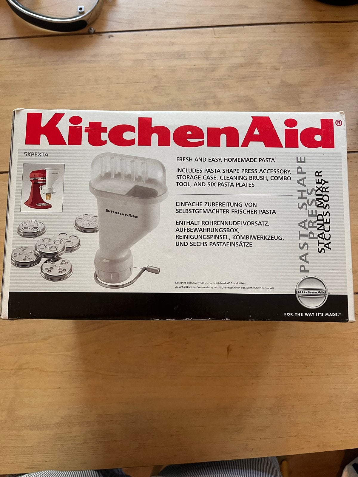 KitchenAid Pasta Pers Accessoire - Zo goed als nieuw, Pastamachine, Ophalen of Verzenden, Zo goed als nieuw