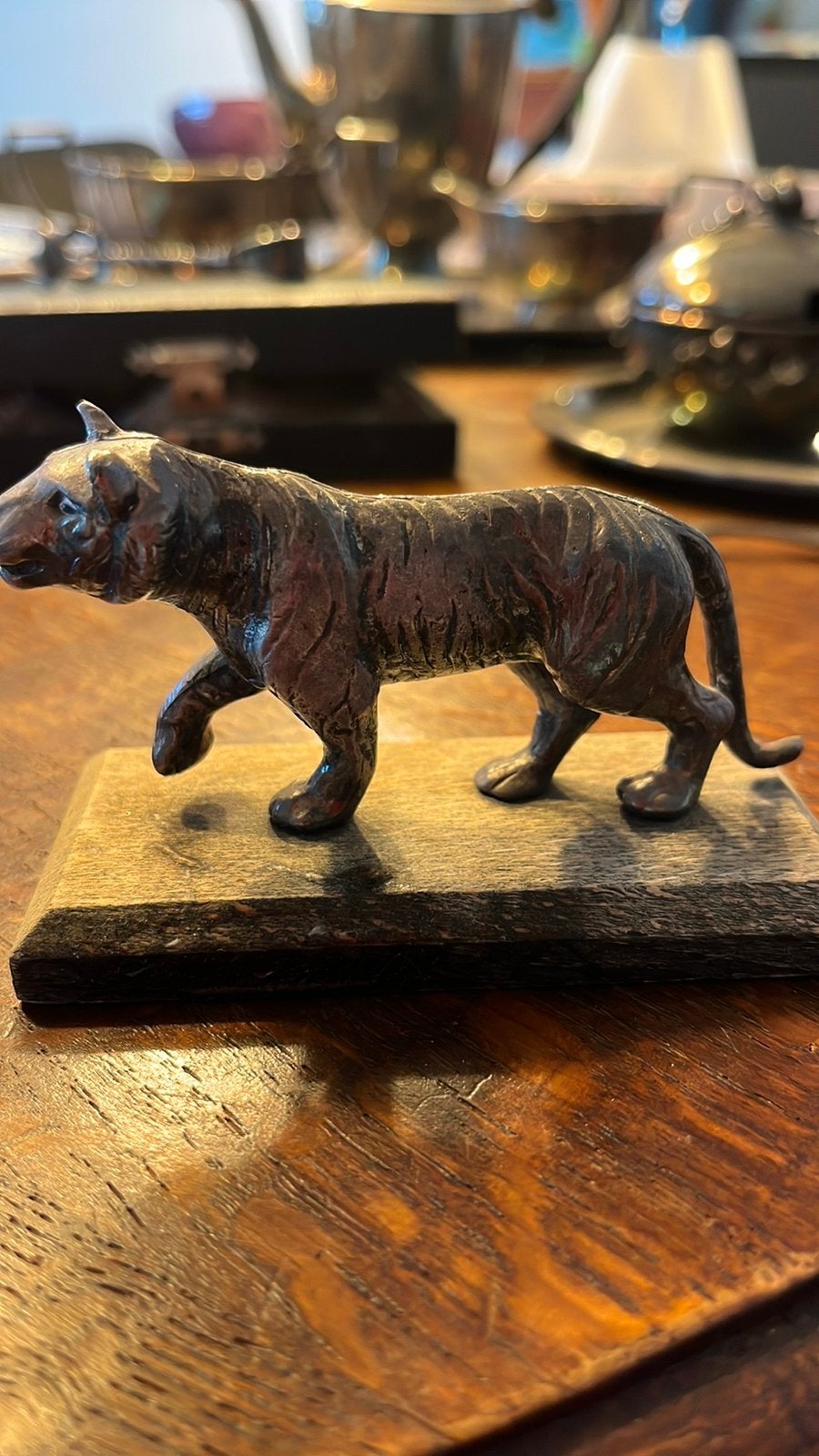 Wnf tijger beeldje, Ophalen of Verzenden, Zo goed als nieuw, Beeldje of Figuurtje