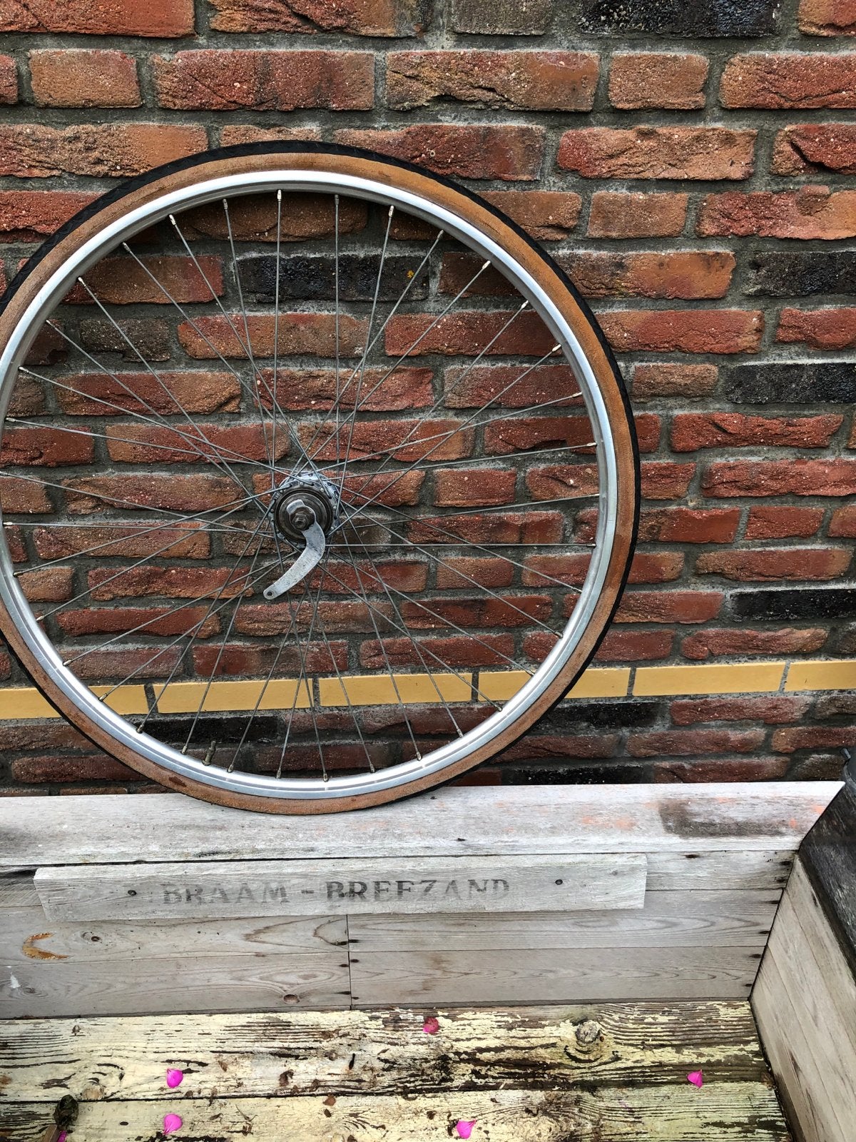 Lepper fietswielen 28 3/8 met 3 versnellingen, Ophalen of Verzenden, Gebruikt, Wiel