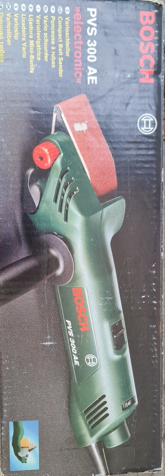 Bosch PVS 300 AE Compacte Bandschuurmachine, Doe-het-zelf en Verbouw, Gereedschap | Schuurmachines, Ophalen, Gebruikt, Minder dan 600 watt