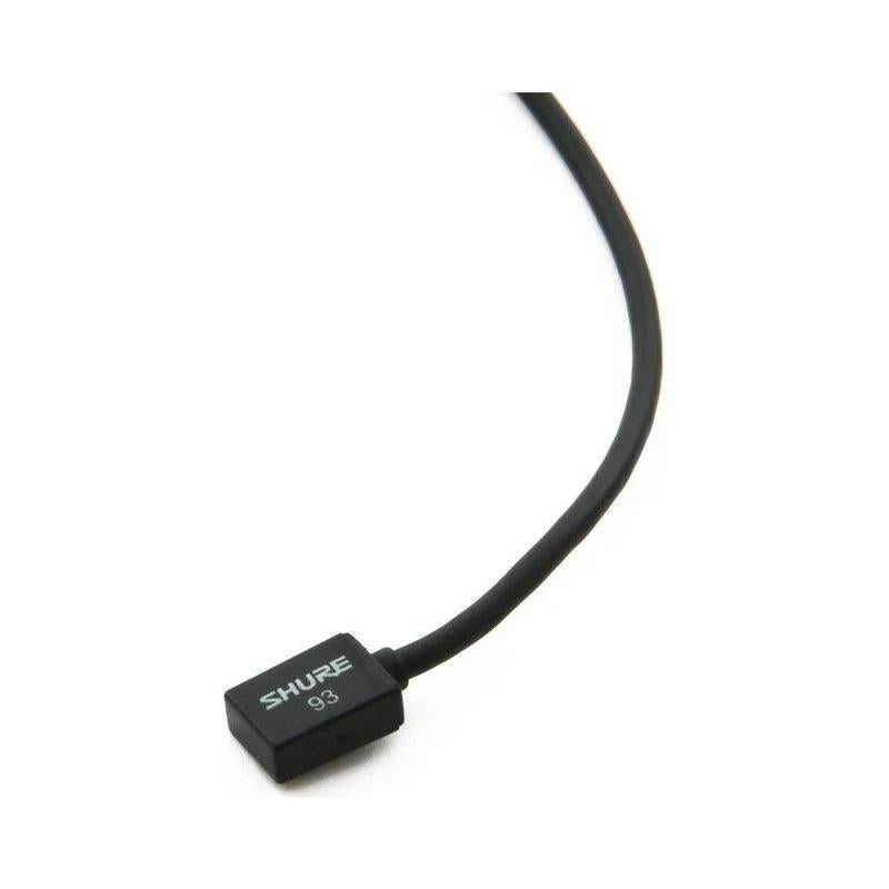 Shure WL93 TA4F Omnidirectionele lavalier microfoon zwart, Ophalen of Verzenden, Nieuw, Overige typen
