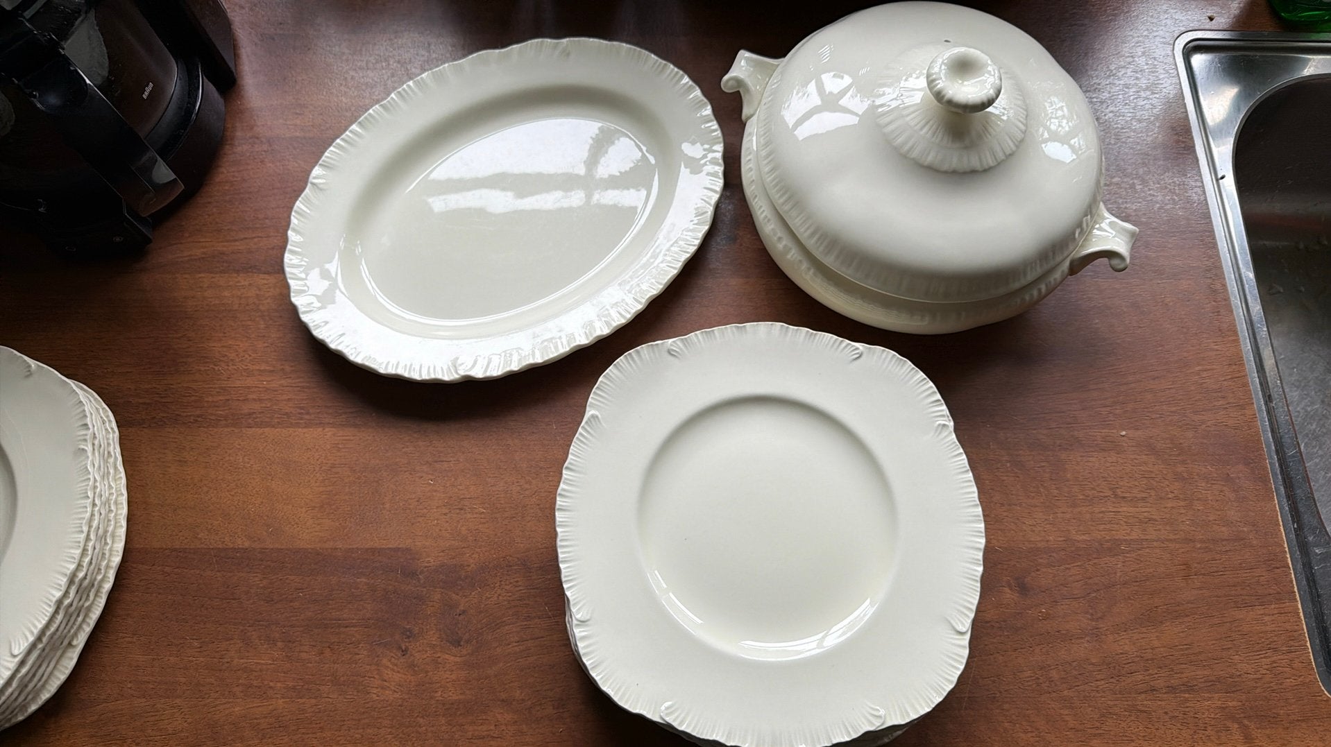 Wedgwood SHELL EDGE, Huis en Inrichting, Ophalen of Verzenden, Porselein, Bord(en)
