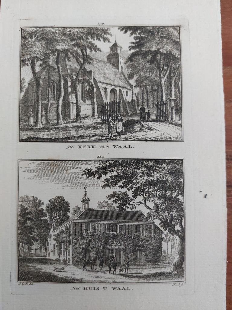139-140 / Kerk in 't Waal  en Huis 't Waal, Ophalen of Verzenden