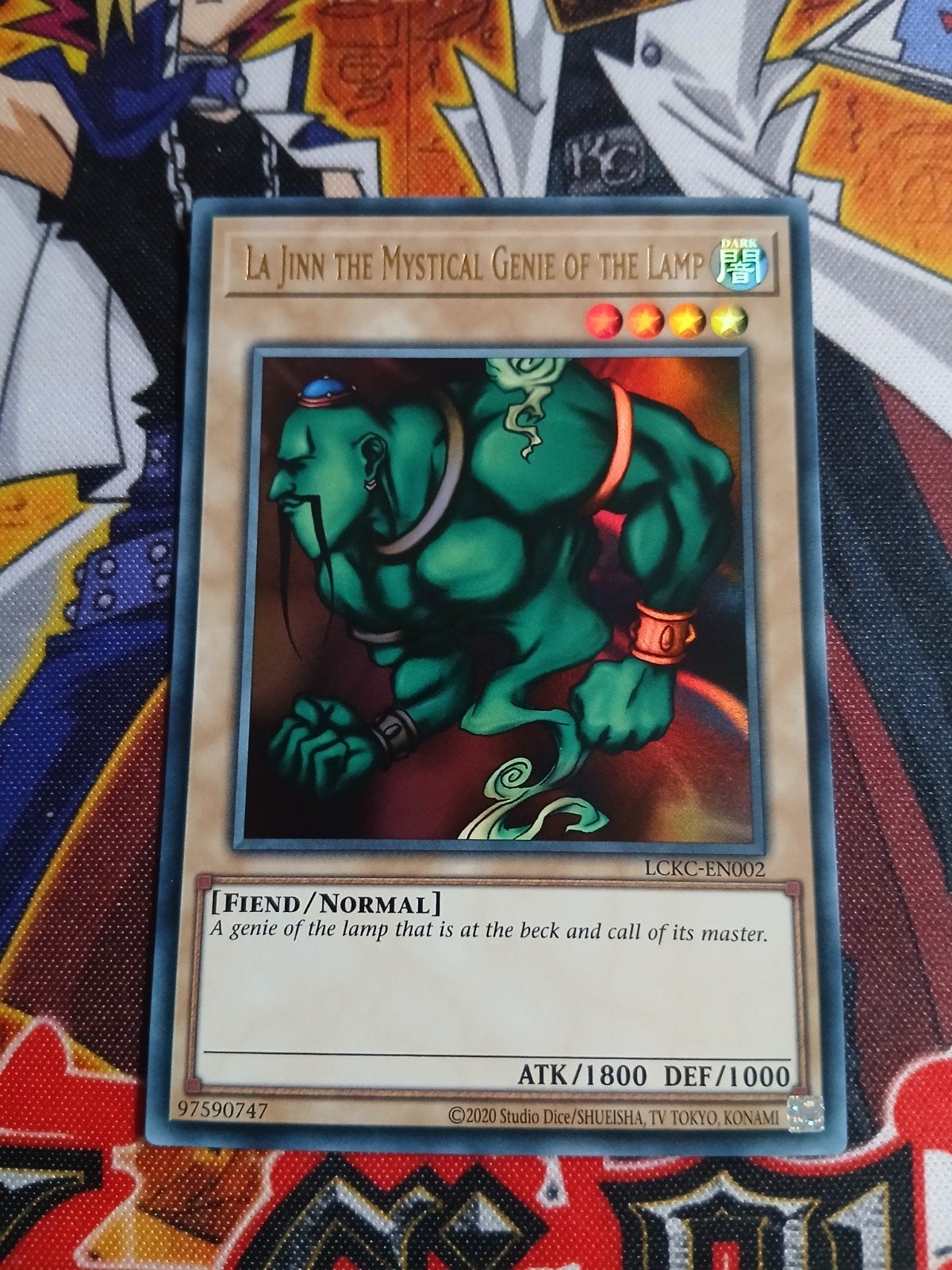 La Jinn the Mystical Genie of the Lamp - Ultra Rare LCKC YGO, Ophalen of Verzenden, Zo goed als nieuw, Foil
