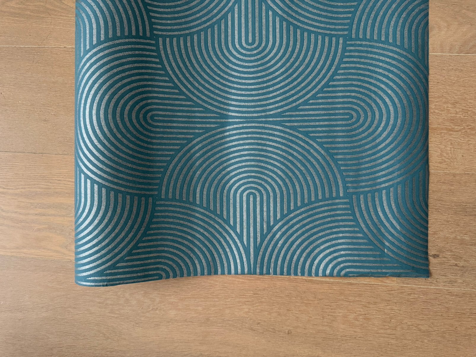 (Vlies)behang / drie rollen (10,05m x 0,52m), Ophalen, Vliesbehang, Blauw, Overige merken