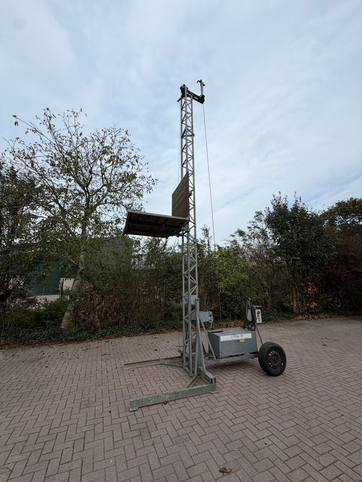 Poly-lift Bouwlift - Gebruikt maar in goede staat, Ophalen, Gebruikt, 4 meter of meer