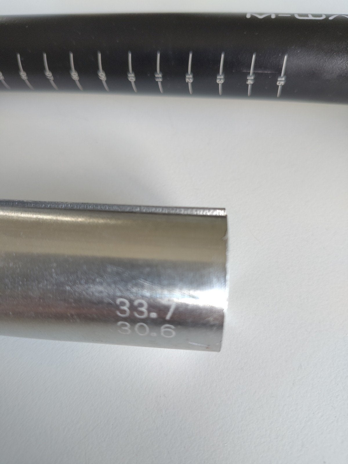 Zadelpen verloopring 33.7 naar 30.6, Ophalen of Verzenden, Nieuw, Zadel, Aluminium