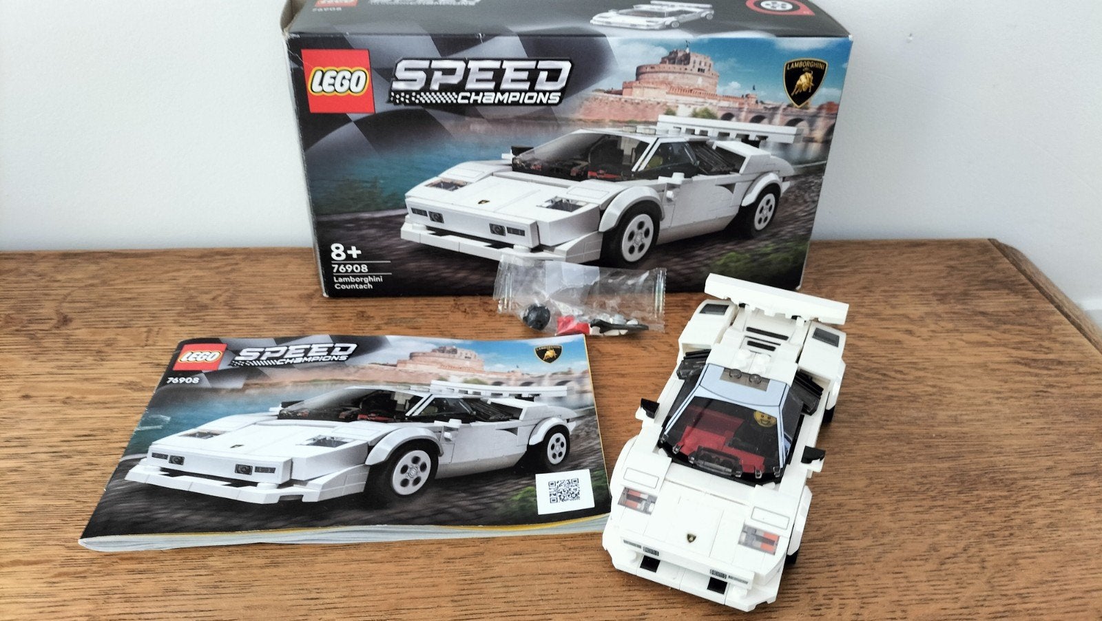 LEGO Speed Champions 76908 Lamborghini Countach, Ophalen of Verzenden, Zo goed als nieuw, Overige merken