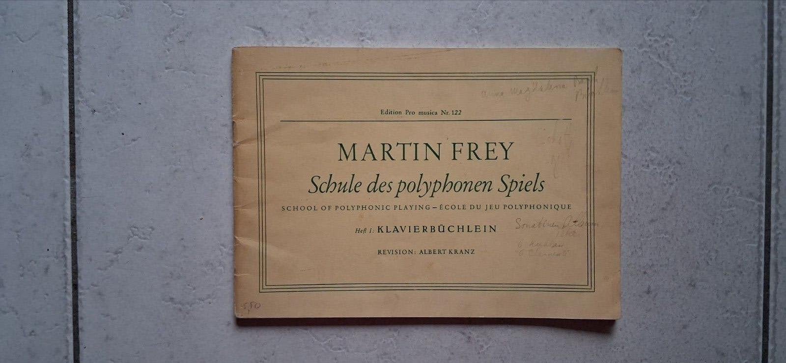 Martin Frey - Schule des polyphonen Spiels (Klavier), Gebruikt, Klassiek, Les of Cursus, Ophalen of Verzenden