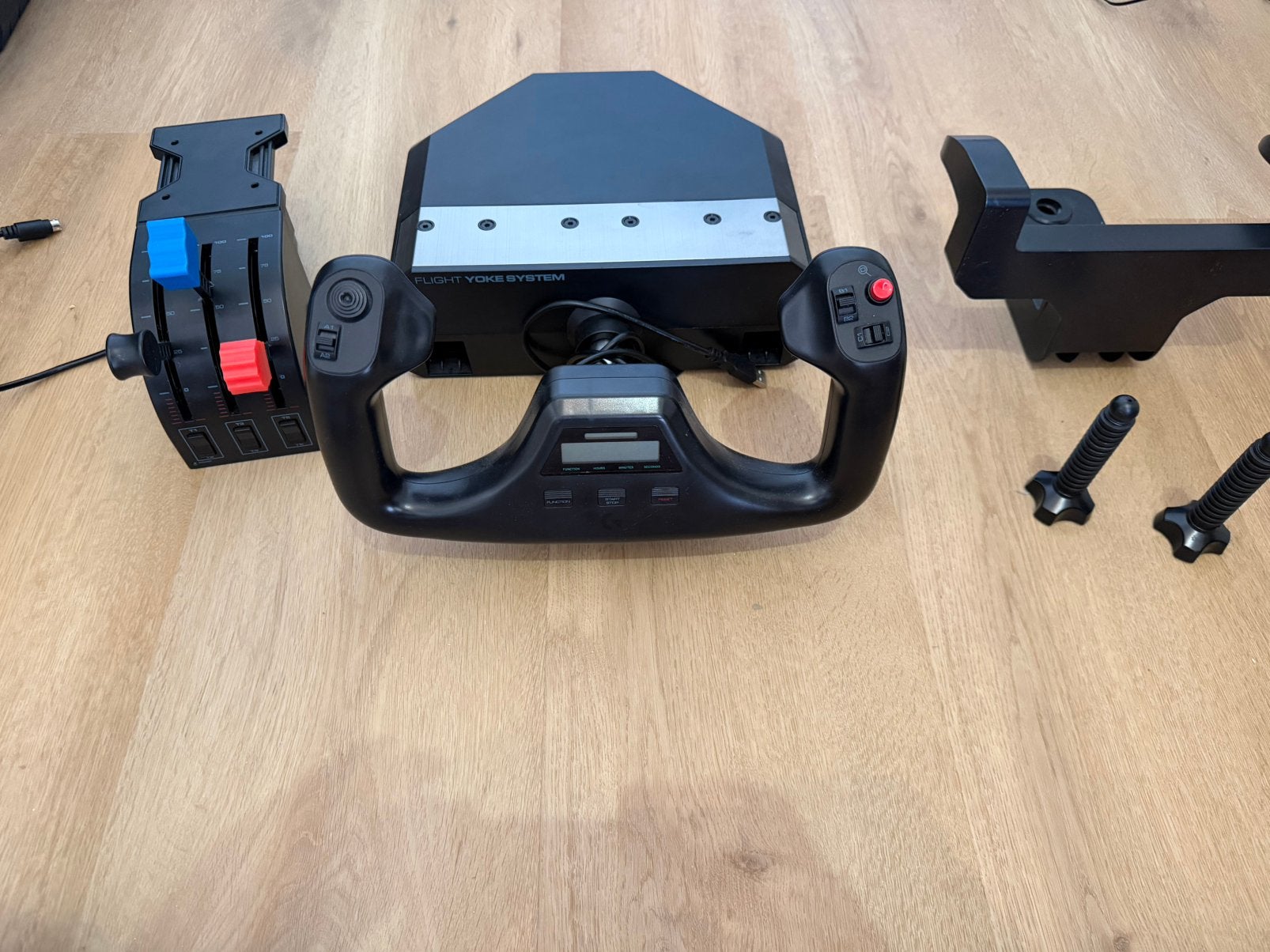 Logitech flight yoke system, Ophalen of Verzenden, Zo goed als nieuw