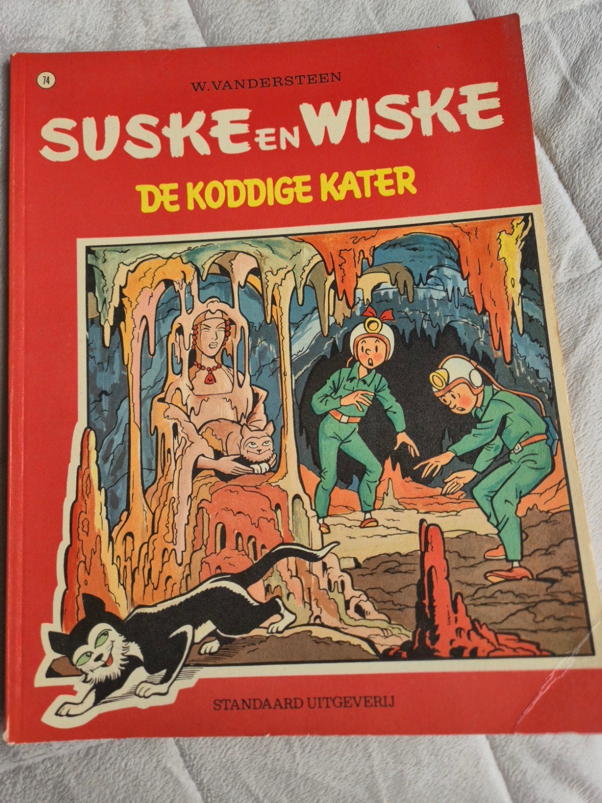 Suske en Wiske - De Koddige Kater (Rode Reeks), Eén stripboek, Ophalen of Verzenden, Gelezen, W. Vandersteen