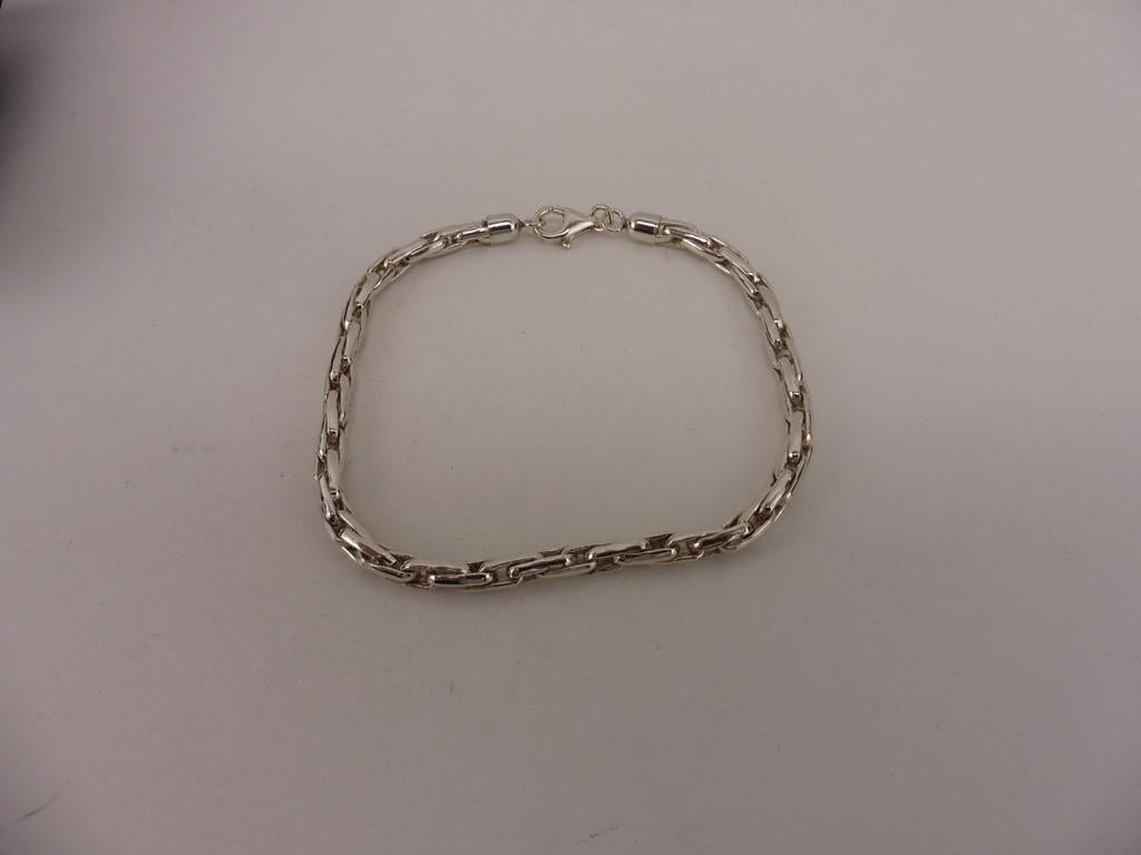 Zilveren armband                                        Z147, Gebruikt, ., Ophalen of Verzenden, .