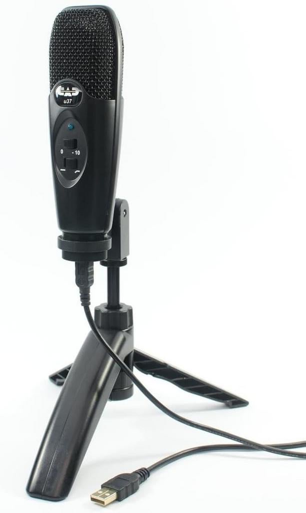 USB microfoon zwart CAD u37, Muziek en Instrumenten, Microfoons, Zo goed als nieuw, Studiomicrofoon, Ophalen of Verzenden