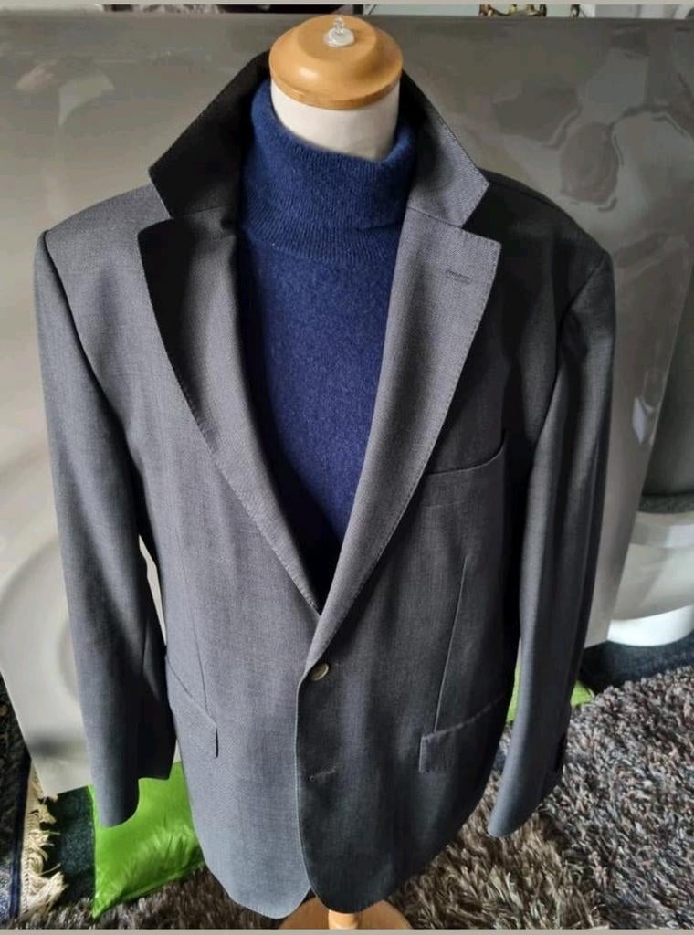 Suitsupply colbert, maat 56, drop R6, wol, grijs, uitmuntend, Maat 56/58 (XL), Ophalen of Verzenden, Zo goed als nieuw, Grijs