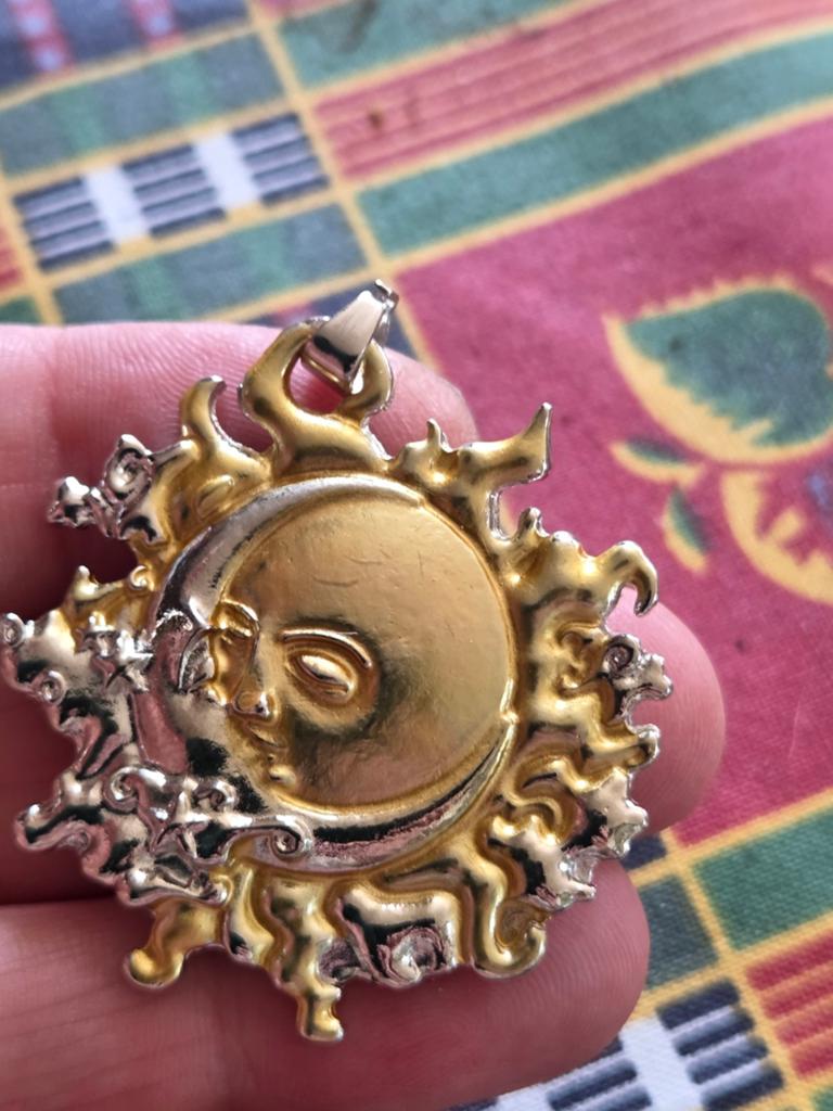 Hanger Zon en Maan, Ophalen of Verzenden, Nieuw, Overige kleuren, Overige materialen