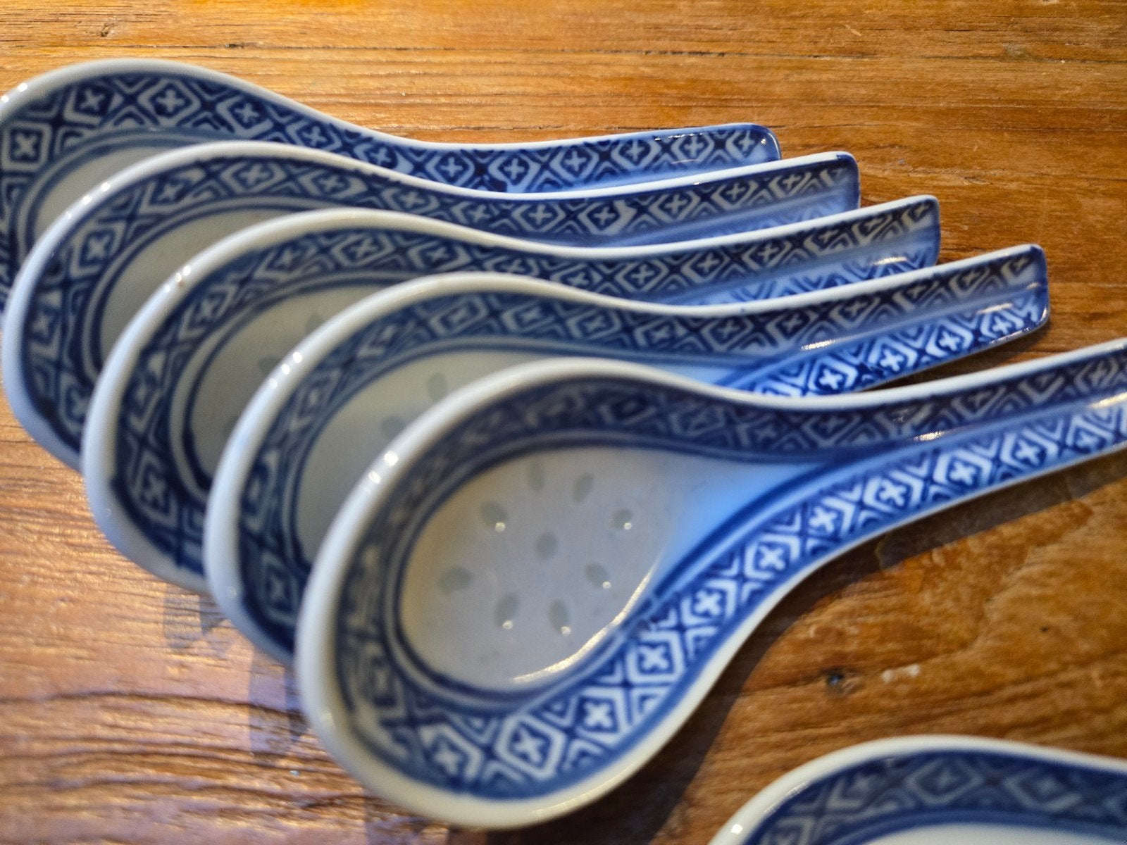 Set van 6 Chinese Lepels, Ophalen of Verzenden, Zo goed als nieuw, Kom(men), Overige stijlen
